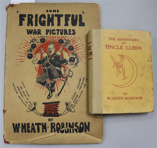 Robinson, William Heath - The Adventures of Uncle Lubin, 1934 and some Frightful war pictures,